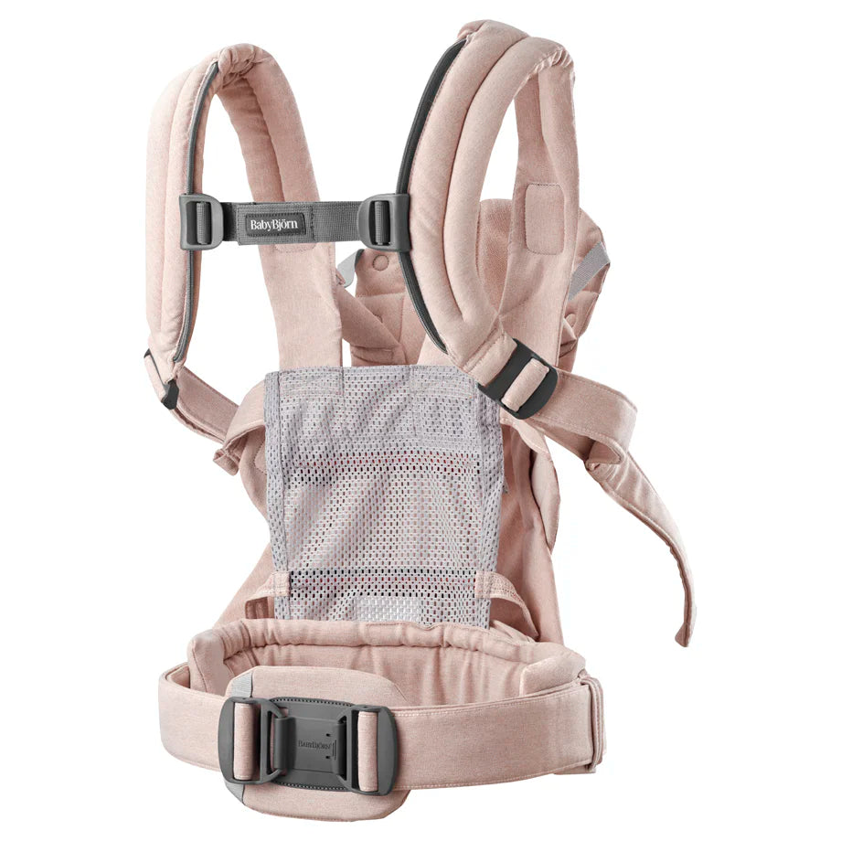 BabyBjörn Baby Carrier Harmony, Woven, (Light pink mélange) BabyBjörn Baby Carrier Harmony, Woven, (Light pink mélange)