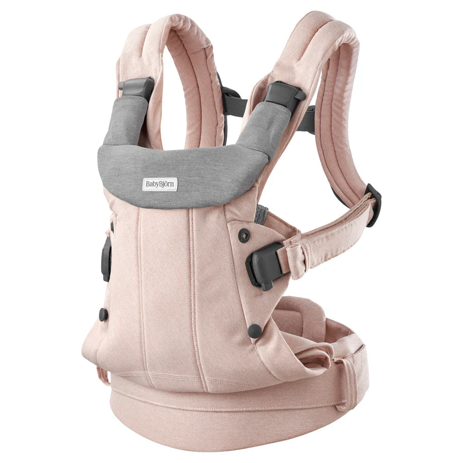 BabyBjörn Baby Carrier Harmony, Woven, (Light pink mélange) BabyBjörn Baby Carrier Harmony, Woven, (Light pink mélange)