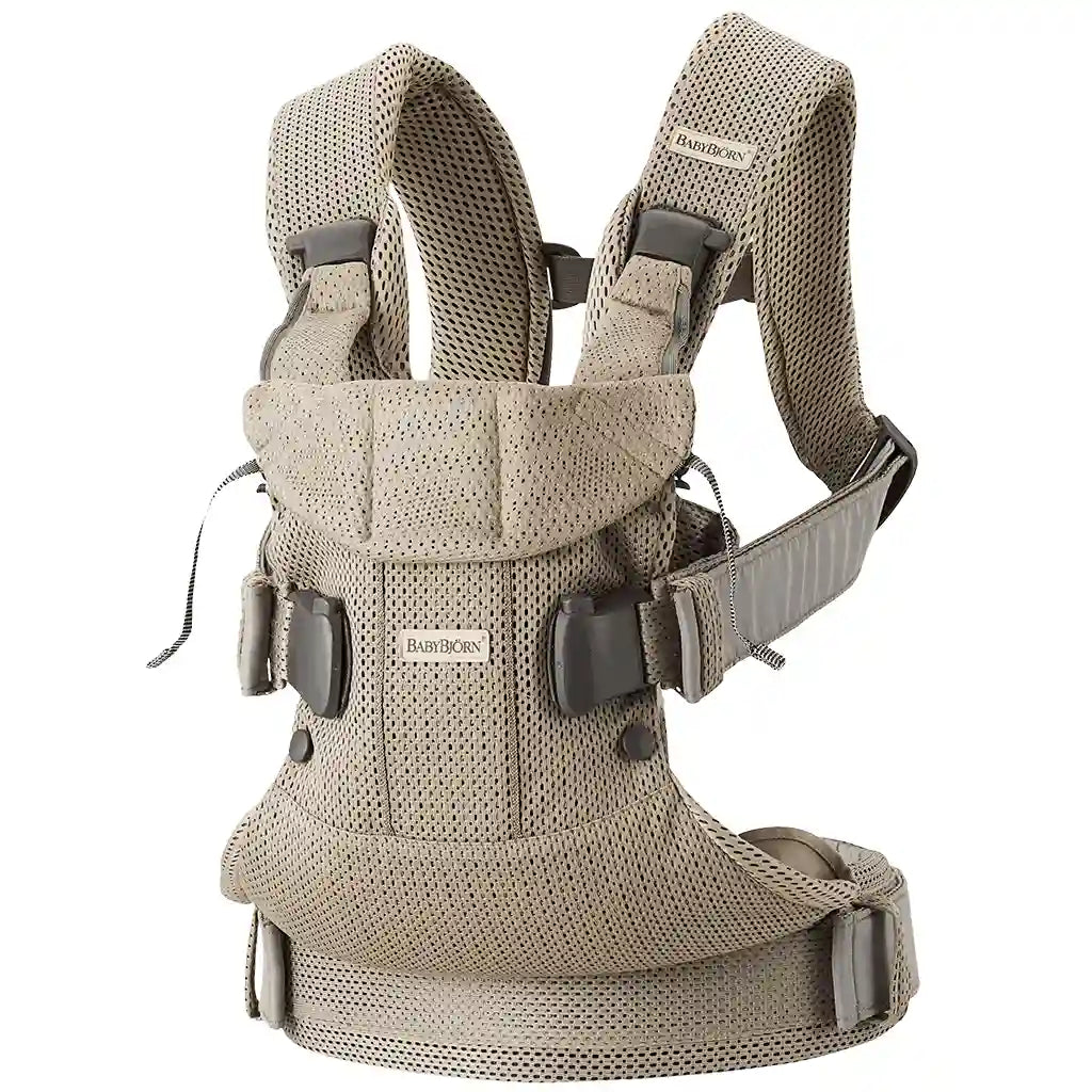 BabyBjörn Baby Carrier One Air Mesh 3D (Grey Beige)