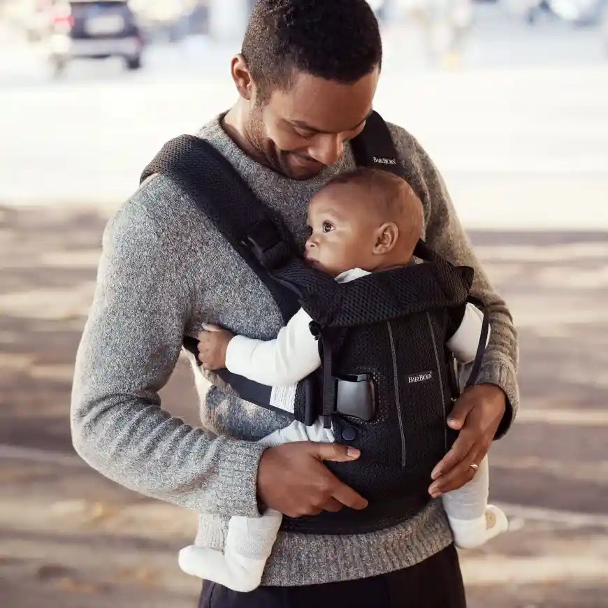 BabyBjörn Baby Carrier One Air, 3D Mesh (Black)