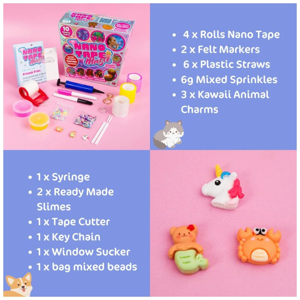 Nano Tape Magic Craft Kit – Ultimate 10 Crafts Set