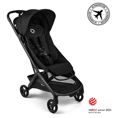 Bugaboo Butterfly 2 Complete Travel Stroller (Black/Midnight Black)