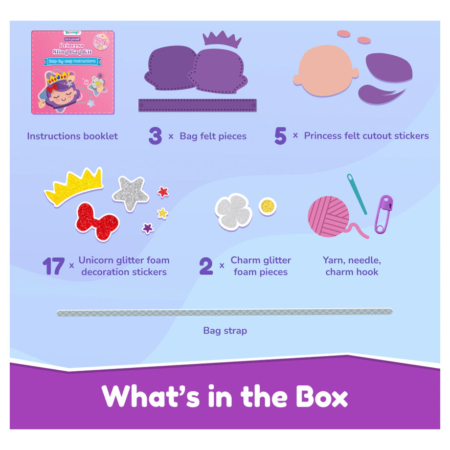 Bloomingo DIY Princess Sling Bag Kit