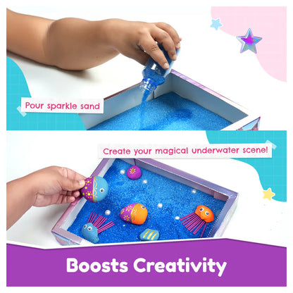 Bloomingo Rock & Shell Painting Kit - Magical Underwater Kingdom