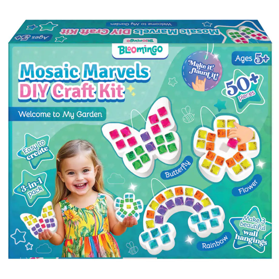 Bloomingo Mosaic Marvels DIY Craft Kit Welcome to My Garden