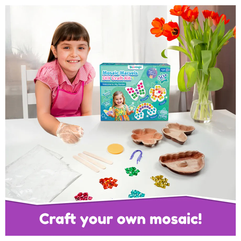 Bloomingo Mosaic Marvels DIY Craft Kit Welcome to My Garden