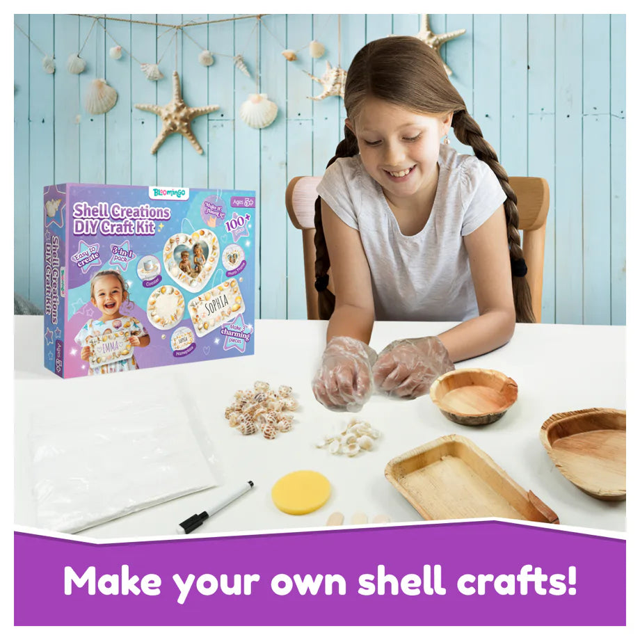 Bloomingo Shell Creations DIY Craft Kit