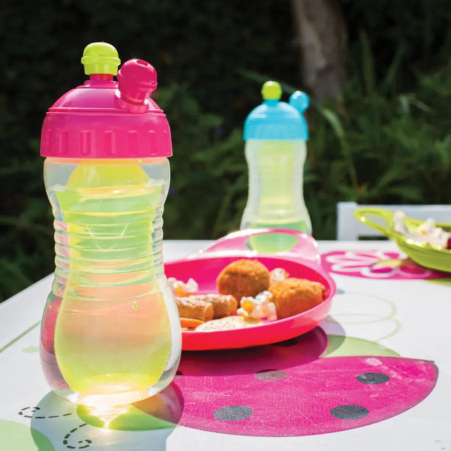 Brother Max 2 In 1 Drinks Cooler Sports Bottle (Pink/Green)