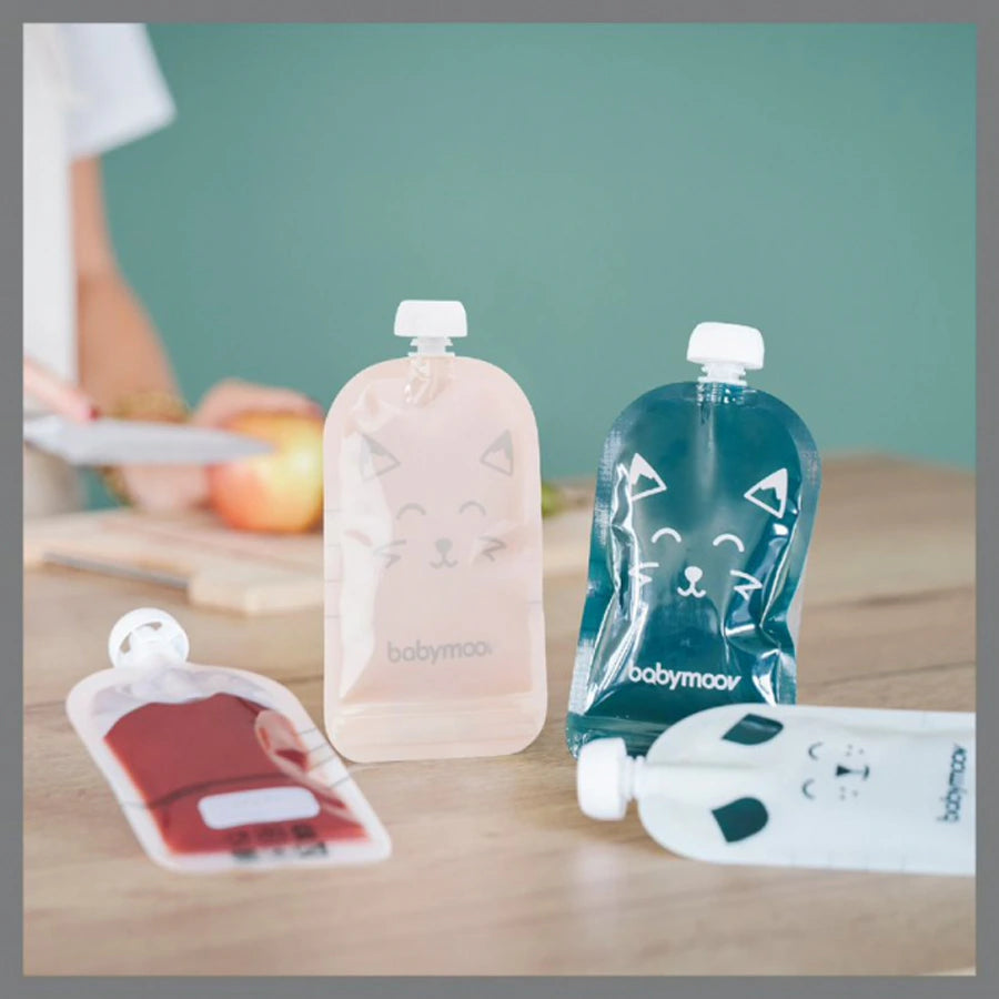 Babymoov - جهاز تحضير الطعام Nutribaby+ مزود بـ 15 كيس طعام قابل لإعادة الاستخدام Babymoov - جهاز تحضير الطعام Nutribaby+ مزود بـ 15 كيس طعام قابل لإعادة الاستخدام