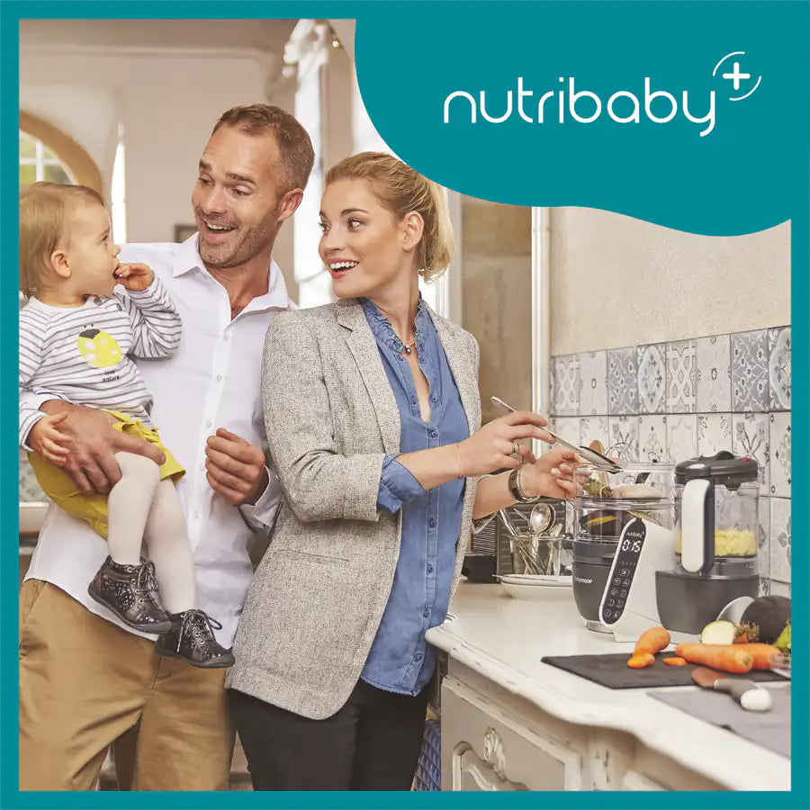جهاز تحضير الطعام Babymoov Nutribaby (+) (رمادي صناعي) جهاز تحضير الطعام Babymoov Nutribaby (+) (رمادي صناعي)