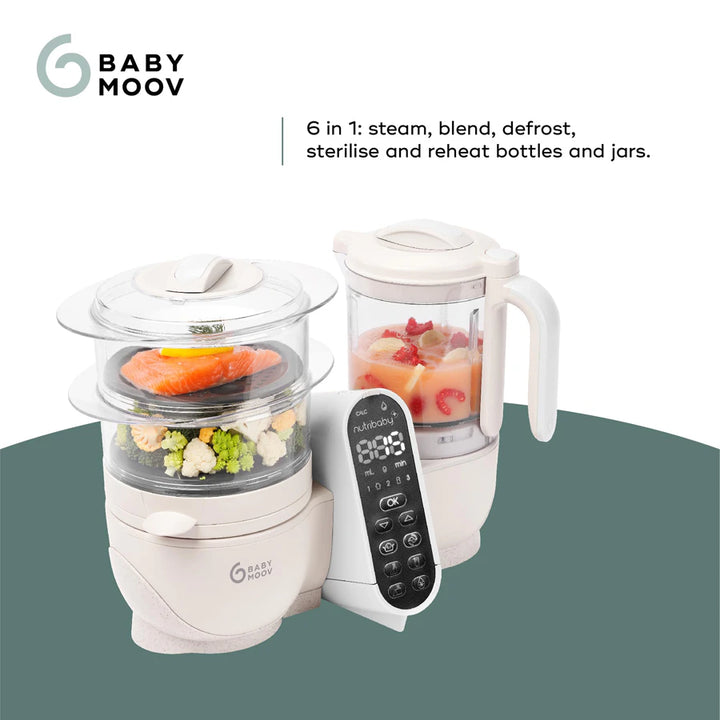 Nutribaby(+) 6in1 Baby Food Maker (Natural Beige)