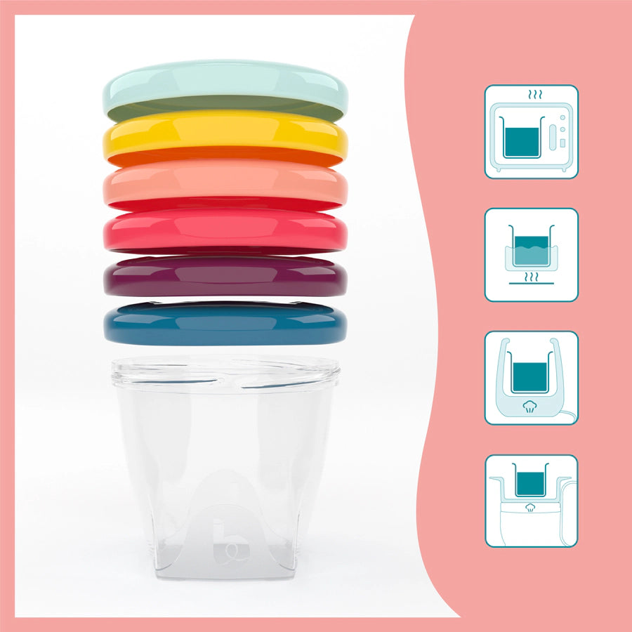 بيبي موف بيبي بولز لتخزين الطعام 250 مل (عبوة من 6 قطع) بيبي موف بيبي بولز لتخزين الطعام 250 مل (عبوة من 6 قطع)