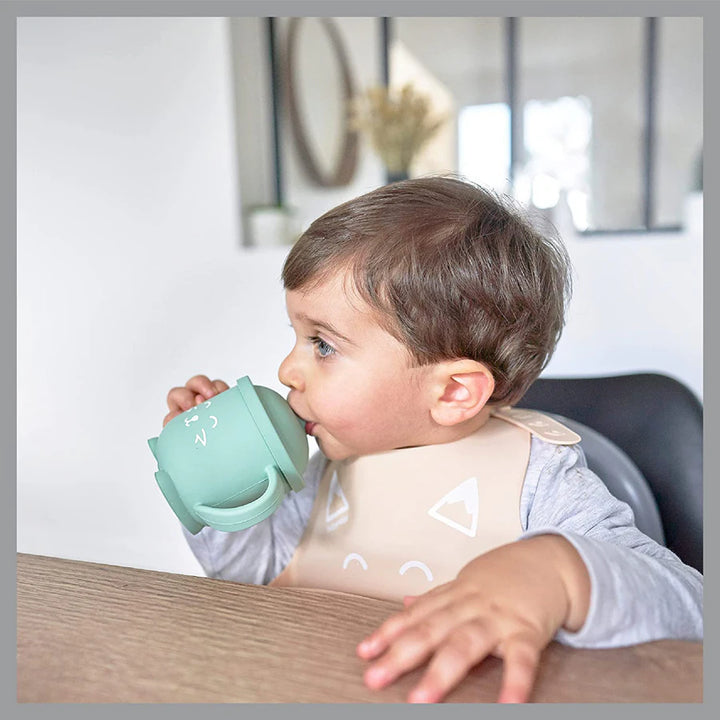 Babymoov ISY Silicone Cup W/ Straw Fox - 150ml