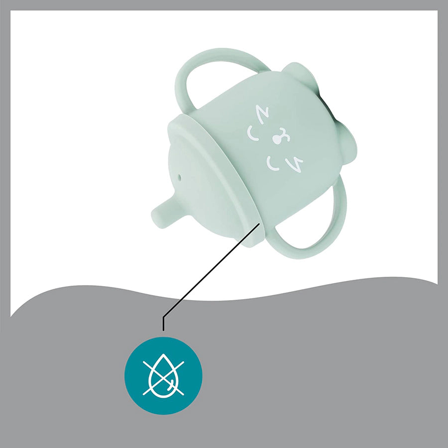 كوب سيليكون Babymoov ISY مع قشة Fox - 150 مل كوب سيليكون Babymoov ISY مع قشة Fox - 150 مل