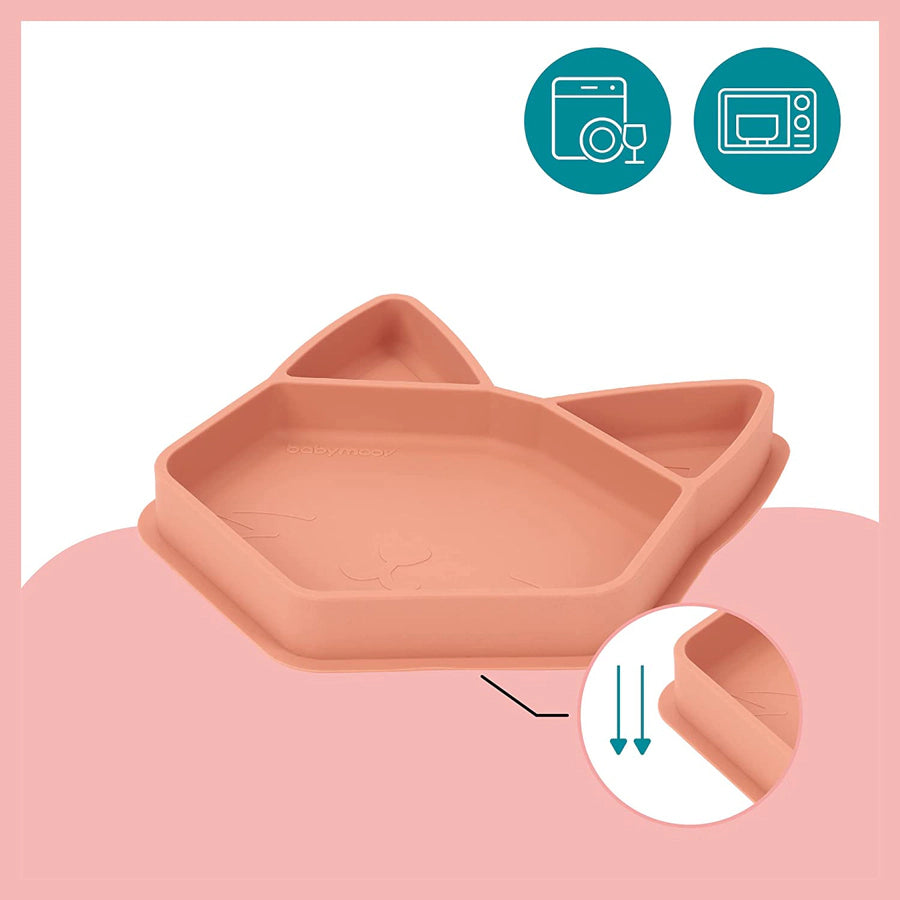 Babymoov Eats' ISY Silicone Suction Plate - Fox