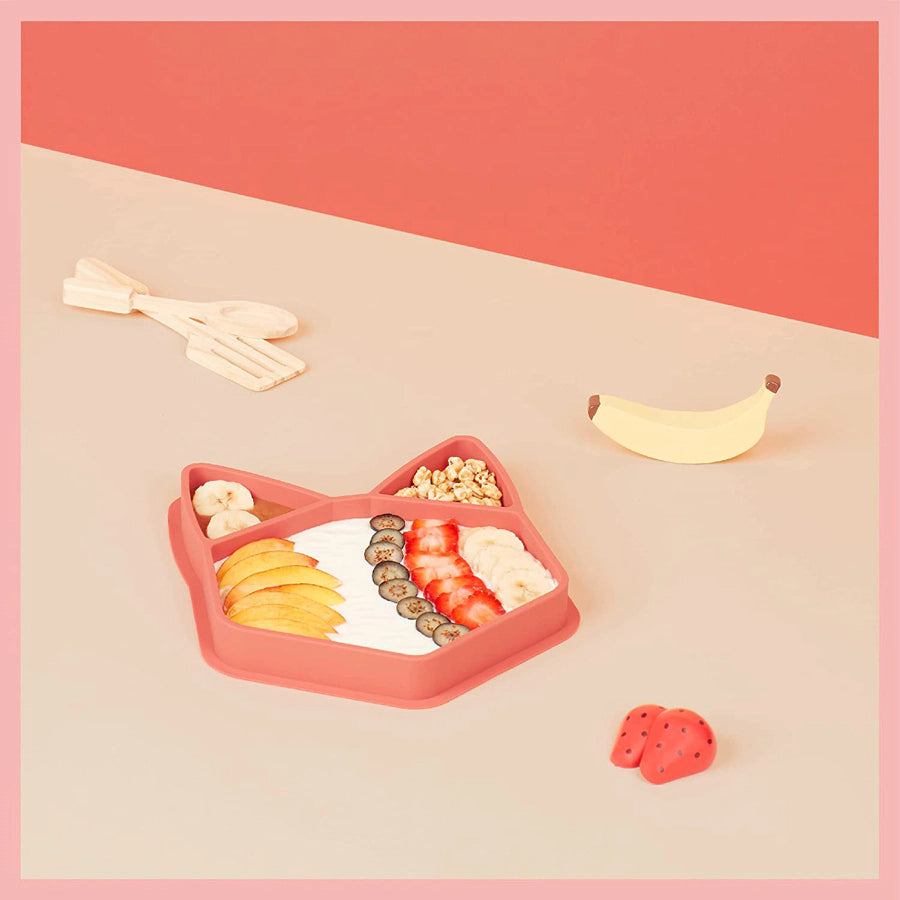 Babymoov Eats' ISY Silicone Suction Plate - Fox