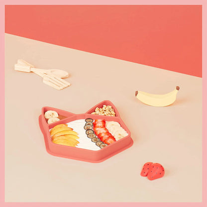 Babymoov Eats' ISY Silicone Suction Plate - Fox
