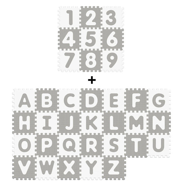 Sunta Antibacterial Alphabet & Numbers Floor Puzzle Mat 35pcs