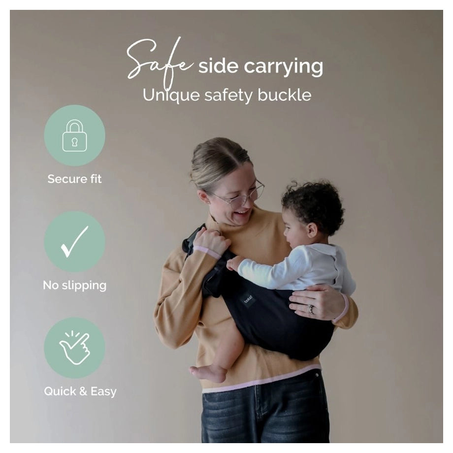 Boba Buddy Toddler Side Sling Baby (Black)