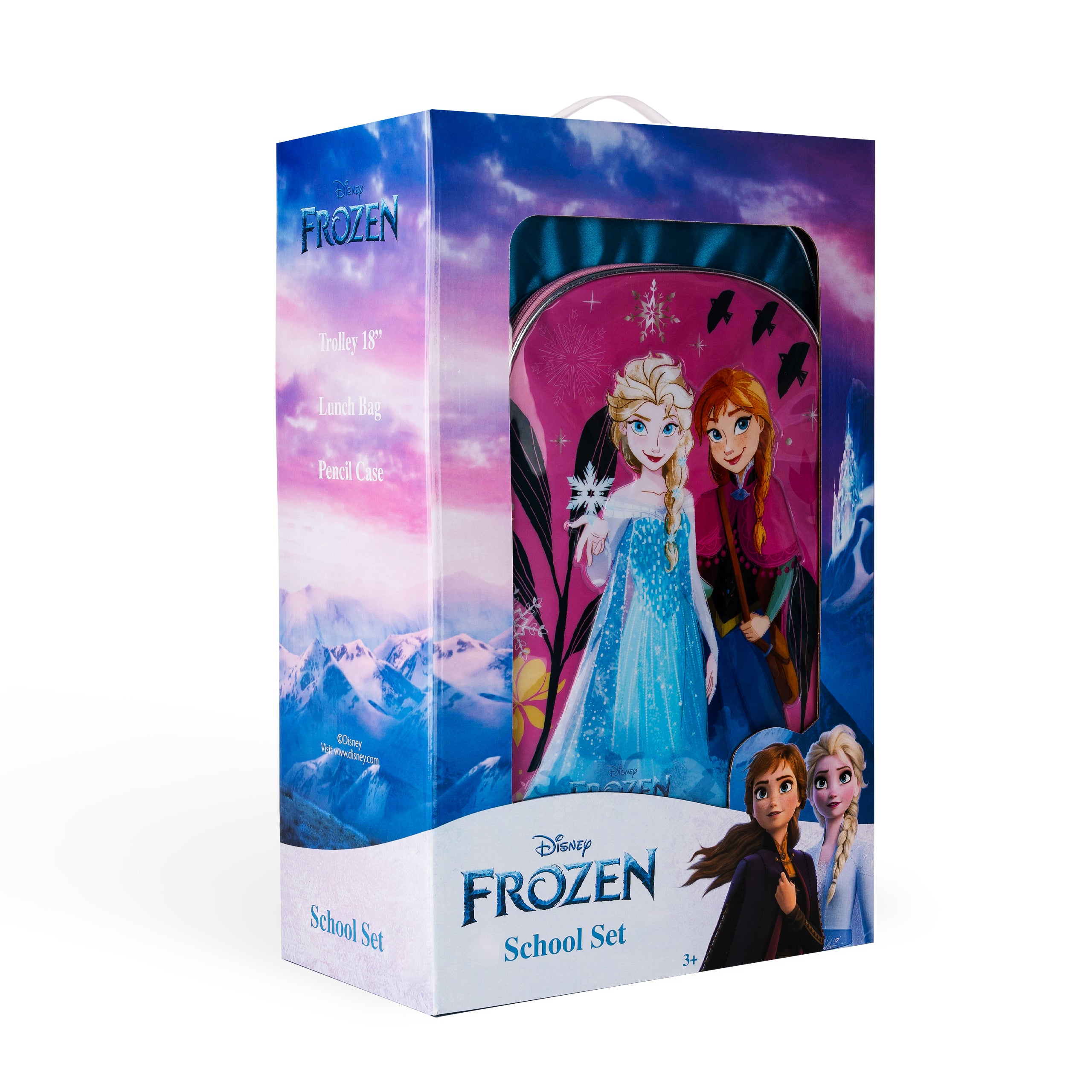 Disney Frozen We Lead Together 3in1 Trolley Box set 18"