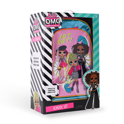 LOL OMG Glam Shores 3in1 Trolley Box set 18 Inch