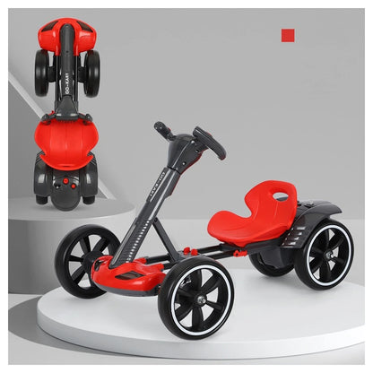 Tobbi Kids 6V 4.5Ah Foldable Electric Go-Kart (Red)