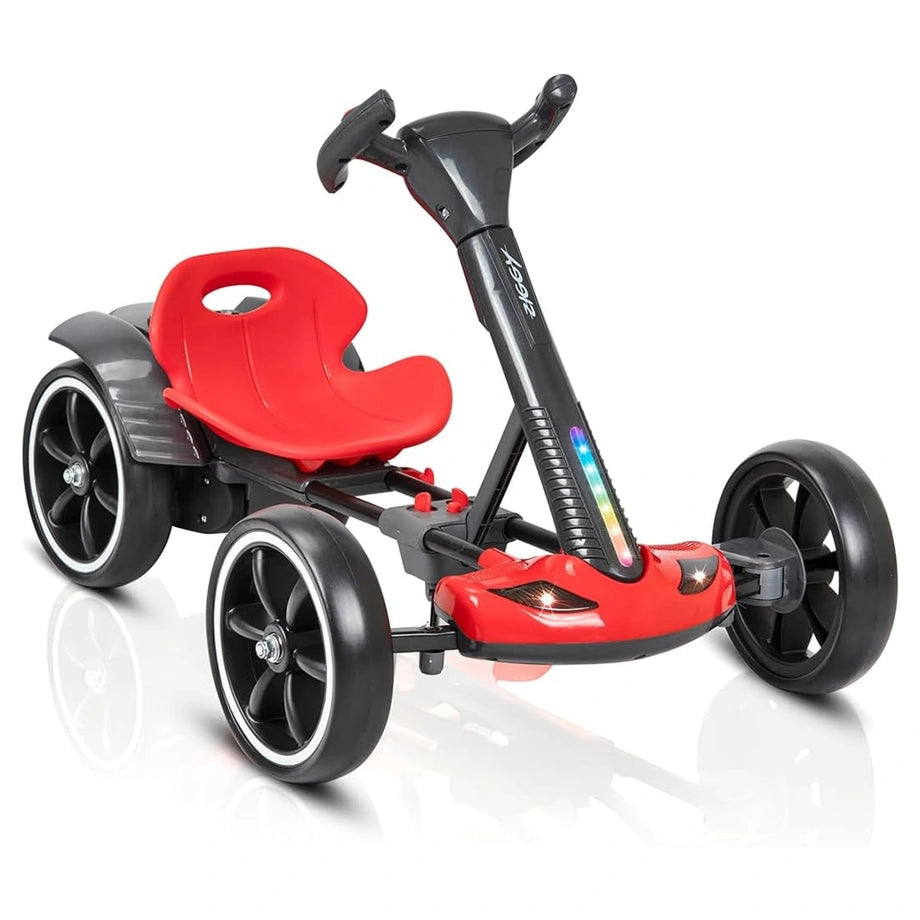 Tobbi Kids 6V 4.5Ah Foldable Electric Go-Kart (Red)