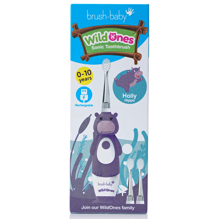 Brush baby New Wild One Hippo Rechargeable Toothbrush