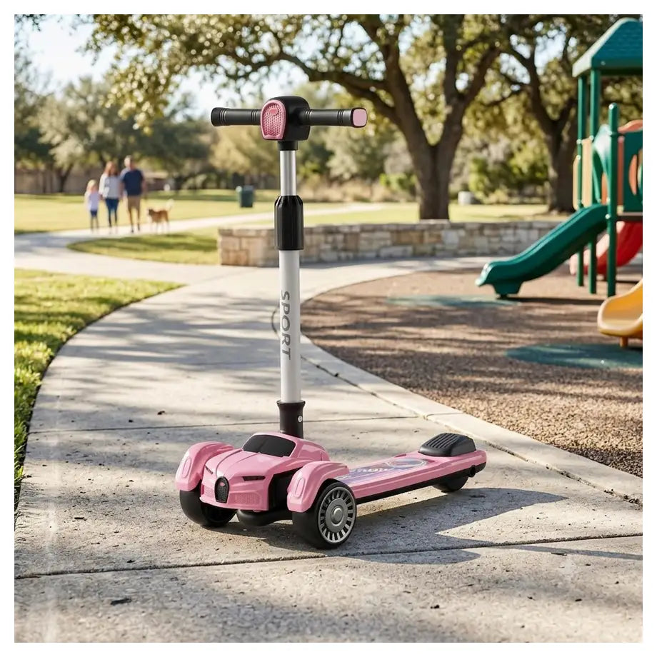 Tobbi Kids 3-Wheel Scooter (Pink)