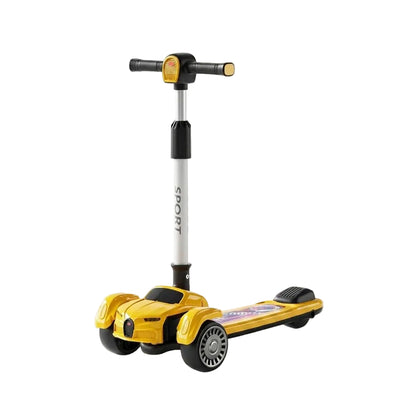Tobbi Kids 3-Wheel Scooter (Yellow)