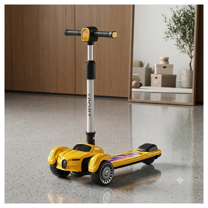 Tobbi Kids 3-Wheel Scooter (Yellow)