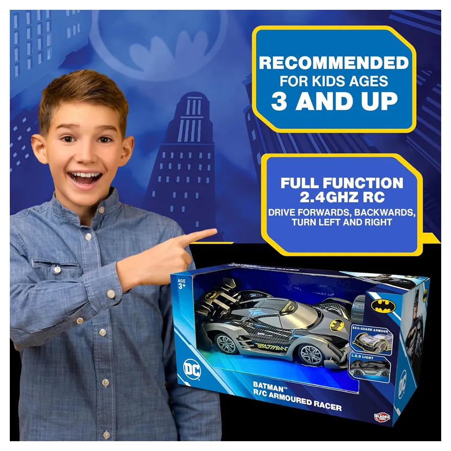 Bladez RC Batman Armoured Racer Vehicle (1:20 Scale, Battery Operated)