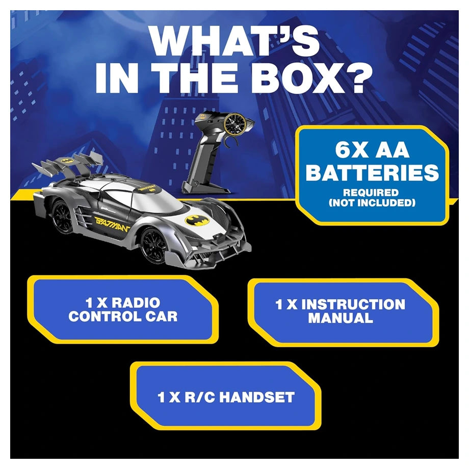 Bladez RC Batman Armoured Racer Vehicle (1:20 Scale, Battery Operated)