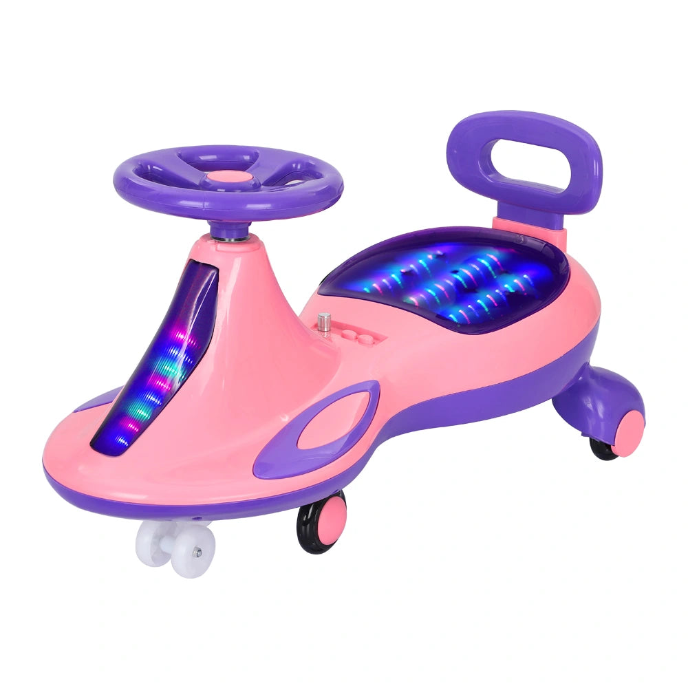 Infinity Swing Car Ride-On (Pink)