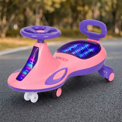 Infinity Swing Car Ride-On (Pink)