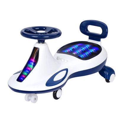 Infinity Swing Car Ride-On (White)