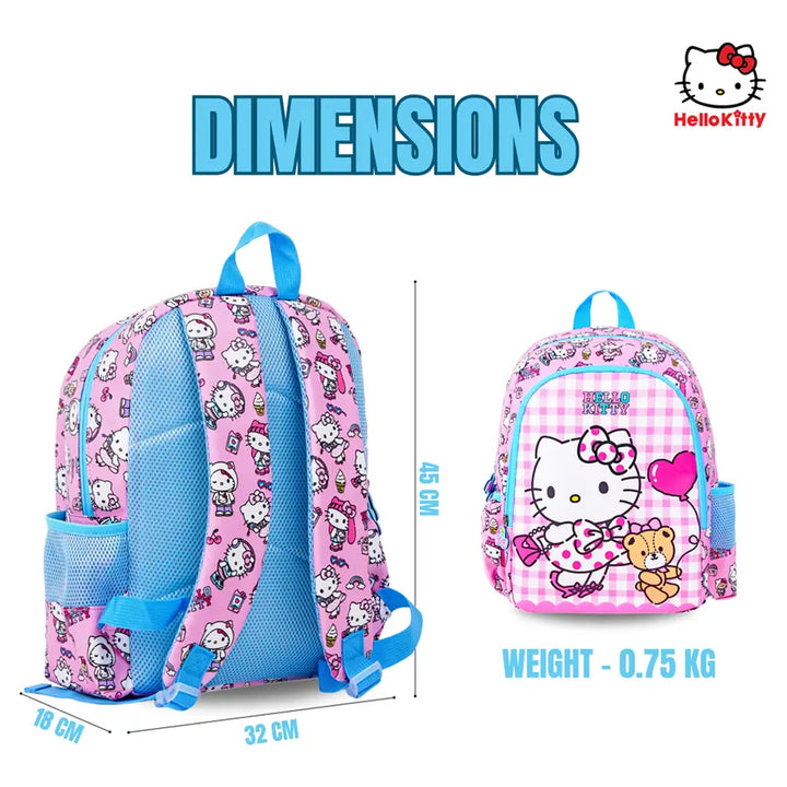 hello kitty kawaii backpack Sanrio Hello Kitty Kawaii Kitty Backpack 14" – Halamama.com