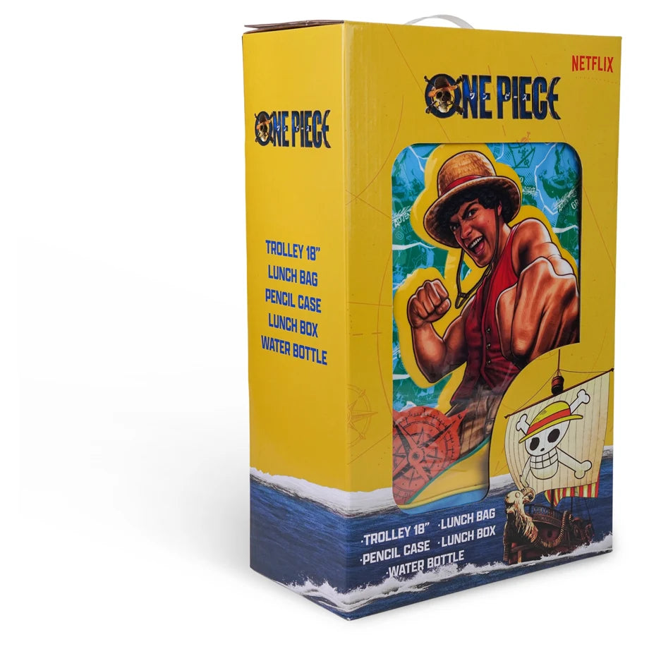 Netflix One Piece 5 In 1 Trolley Set 18"