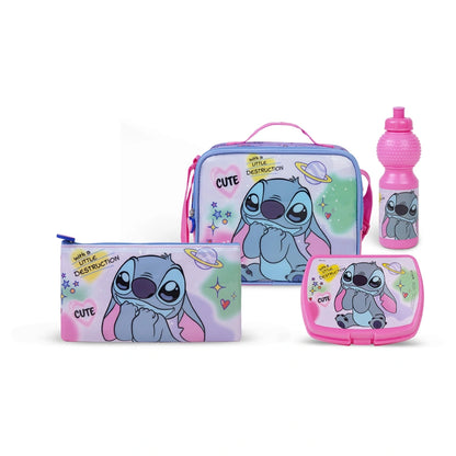 Disney Stitch Cute 5 In 1 Backpack Set 18"