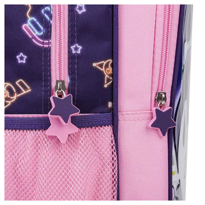 Sanrio Kuromi Check The Beat 5 In 1 Backpack Set 18"