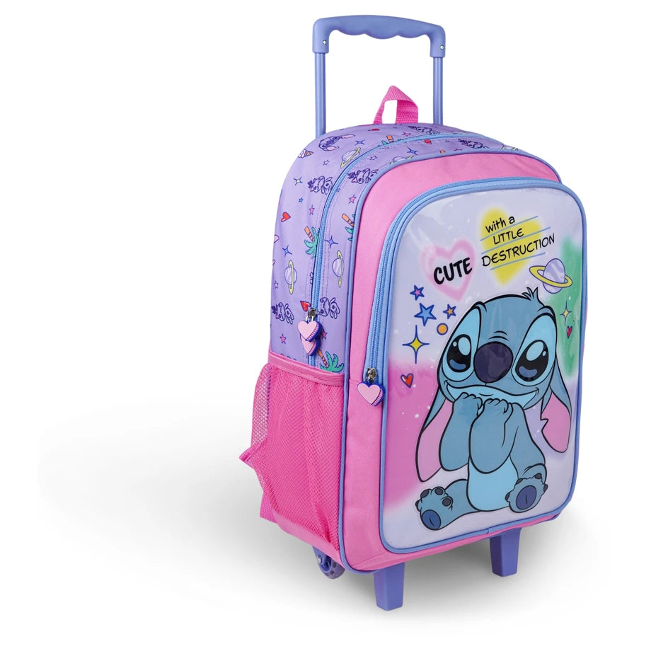 Disney Stitch Cute 5 In 1 Trolley Set 18"