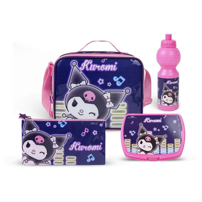 Sanrio Kuromi Check The Beat 5 In 1 Trolley Set 18"