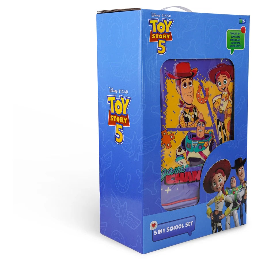 Disney Toy Story 5 Game Changers 5 In 1 Trolley Set 18"