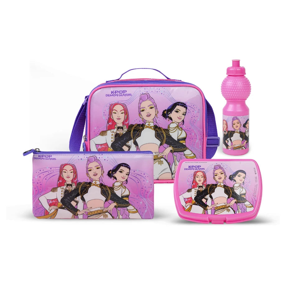 K-Pop Demon Hunter 5 In 1 Backpack Set 18"