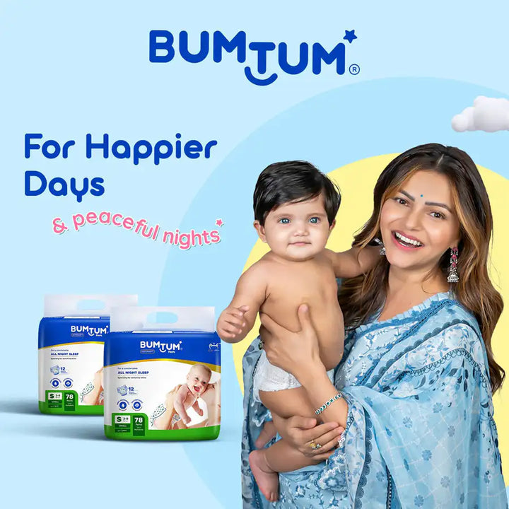 Bumtum Baby Pants Style Diaper X Large Pack of 54 Halamama