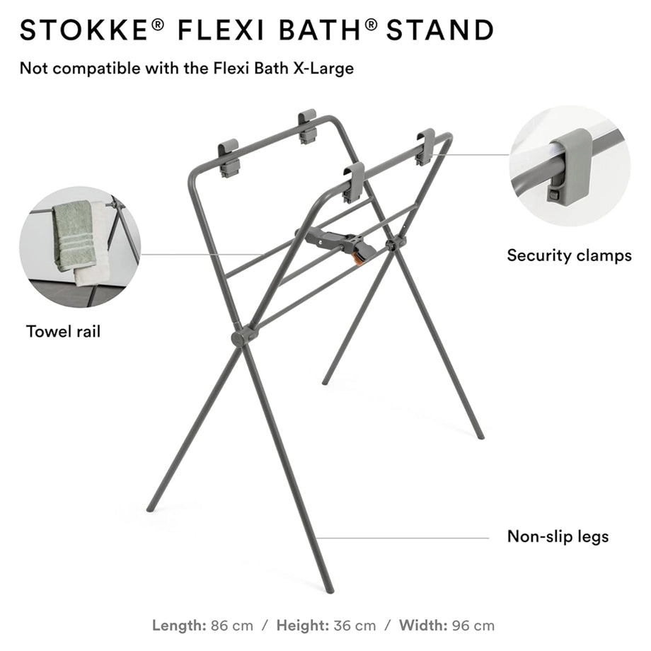 Stokke Flexi Bath Sandy Beige + Flexi Bath Bundle (Grey)