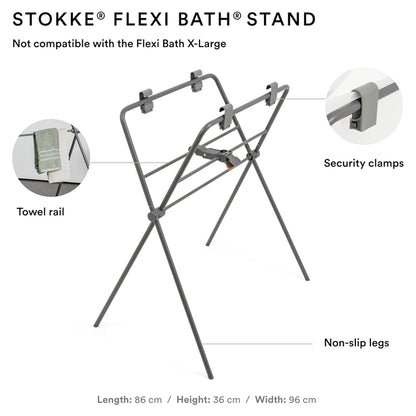 Stokke Flexi Bath Sandy Beige + Flexi Bath Bundle (Grey)