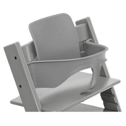 Stokke Tripp Trapp Stormgrey + Baby Set + Cushion (Nordic Grey)