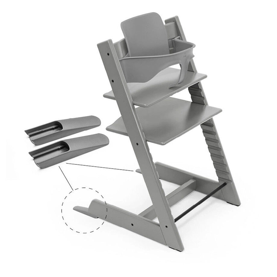 Stokke Tripp Trapp Stormgrey + Baby Set + Cushion (Nordic Grey)