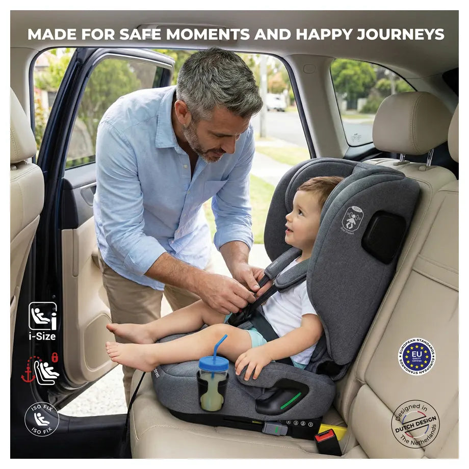Neobreez-i-Gento Compact Air Travel Car Seat Group 1/2/3 (Grey)